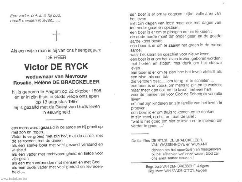 Victor Joseph De Rijck