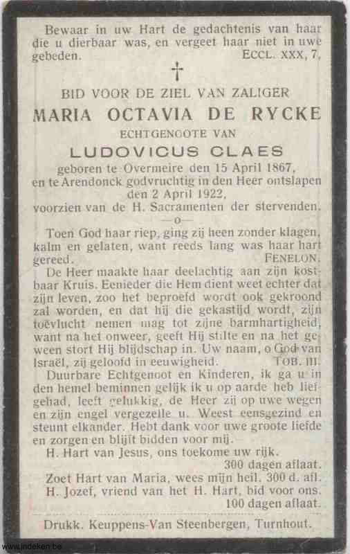 Maria Octavie De Rijcke