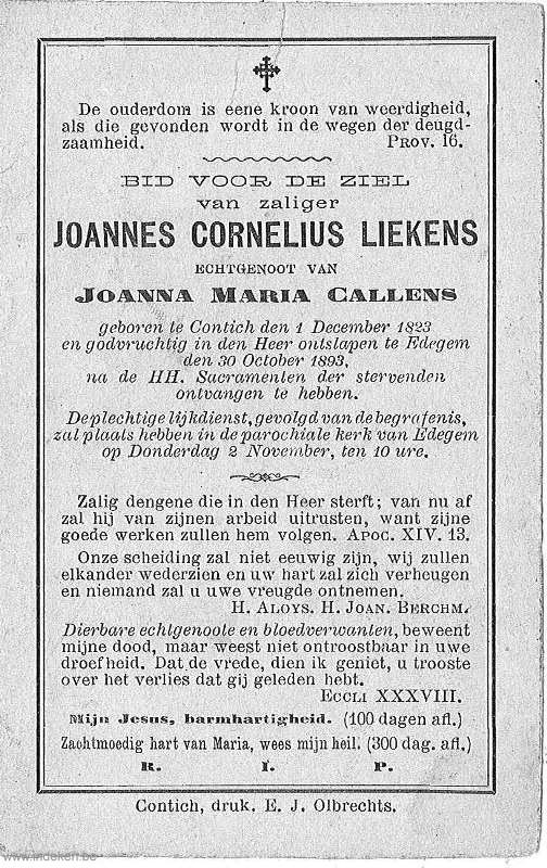 Joannes Cornelius Liekens