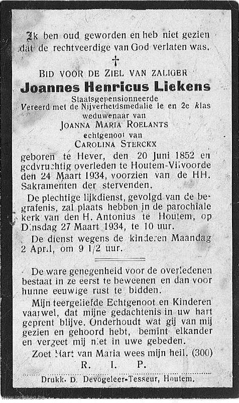 Joannes Henricus Liekens
