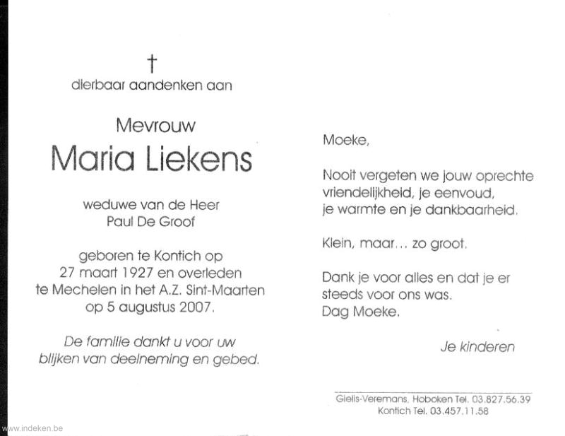 Maria Liekens