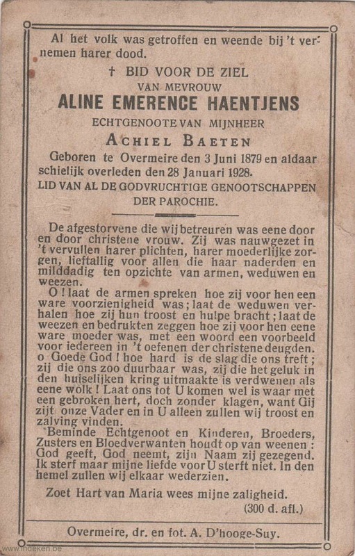Aline Emerence Haentjens