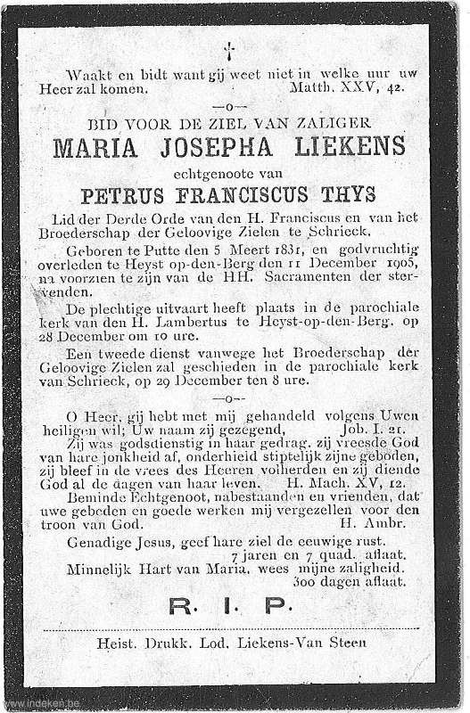 Maria Josepha Liekens