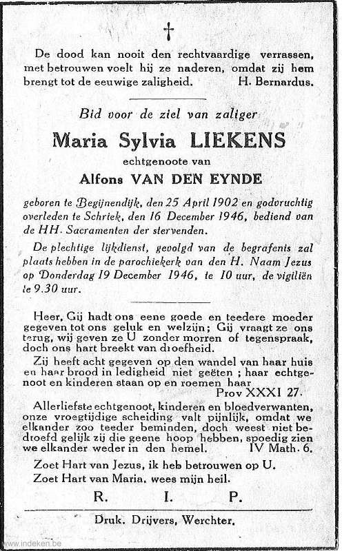 Maria Sylvia Liekens