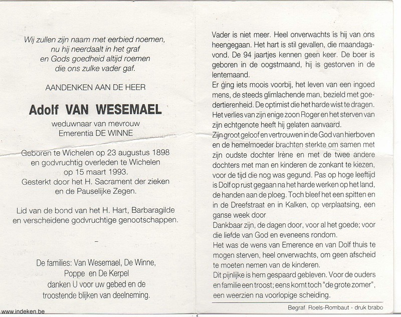 Adolf Van Wesemael