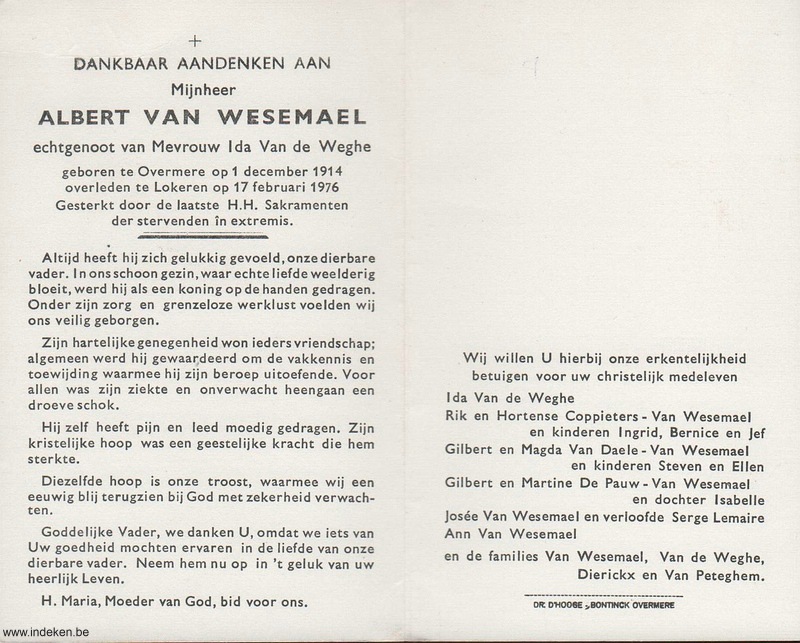 Albert Van Wesemael