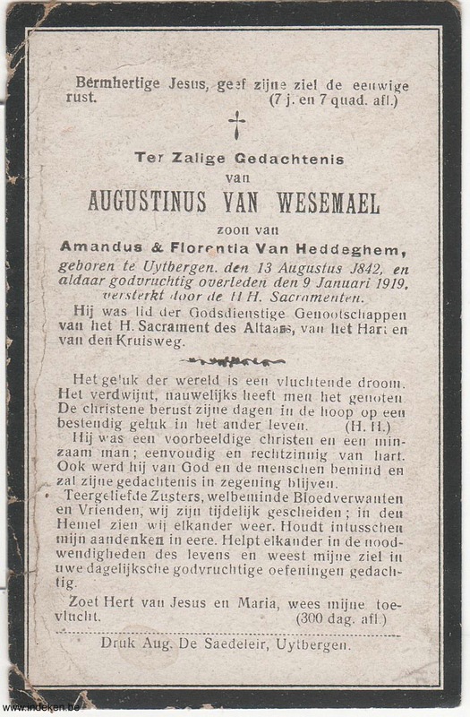 Augustinus Van Wesemael