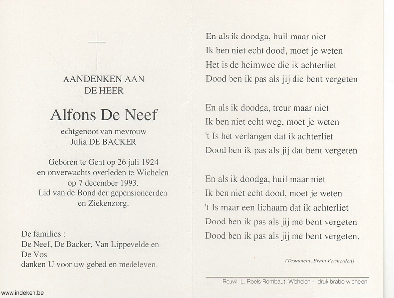 Albert De Neef